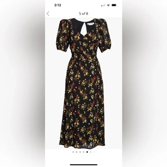 Reformation Vionette Midi Dress in Wildflower - Picture 2 of 8